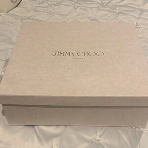 Jimmy Choo Cream Shoe Box—extra large